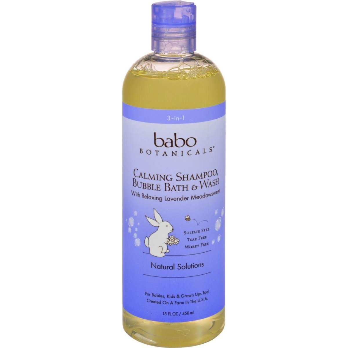 Hg1625615 15 Oz Shampoo Bubblebath & Wash - Calming, Lavender