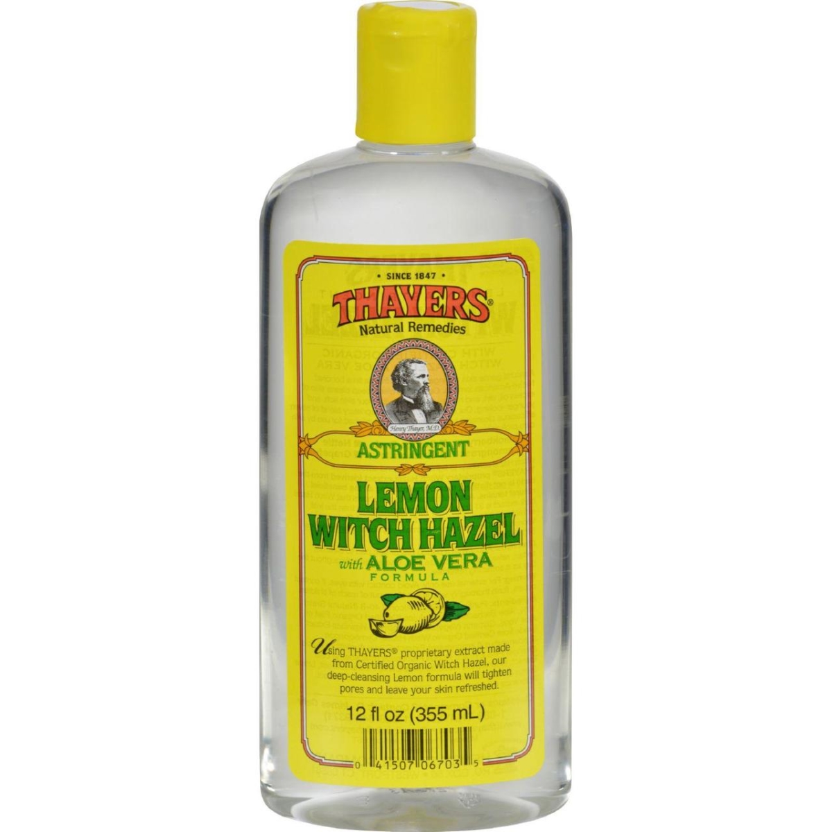 Hg0451781 12 Fl Oz Witch Hazel With Aloe Vera Lemon