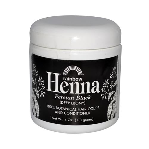 Hg0606020 4 Oz Henna Hair Color & Conditioner - Persian Black Deep Ebony
