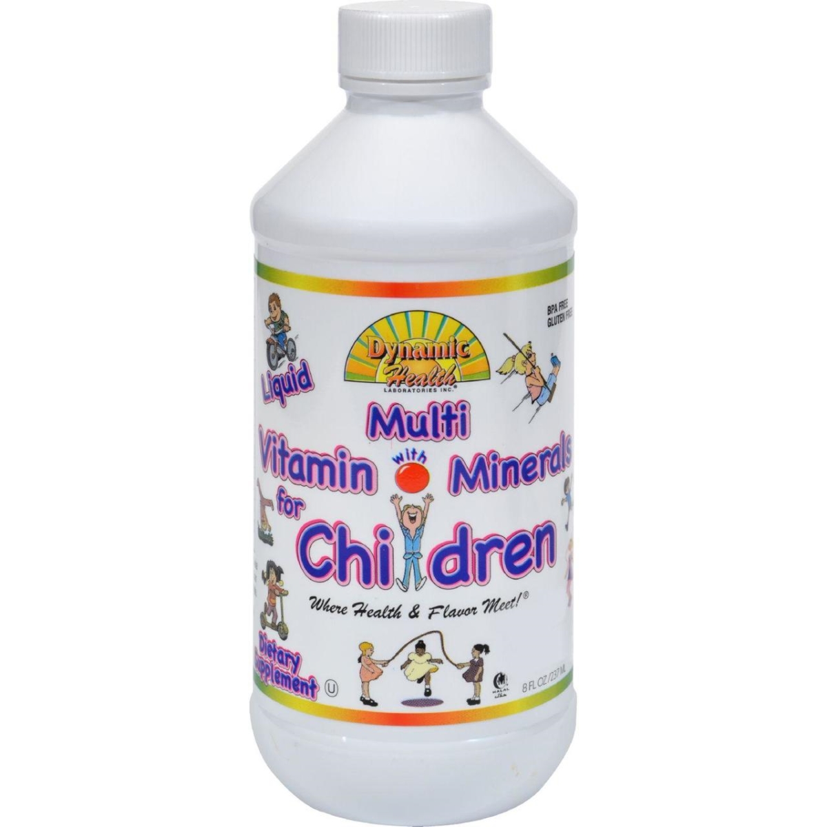 Dynamic Health Hg0612499 8 Fl Oz Liquid Multi Vitamin With Minerals For Children