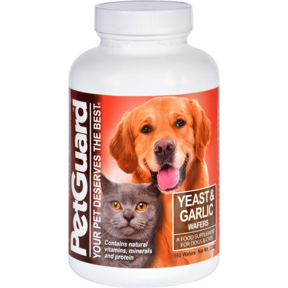 Petguard Hg0710202 Yeast & Garlic - 160 Wafers