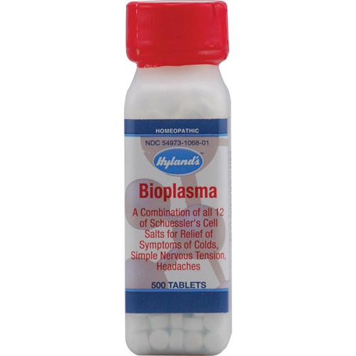 Hg0804872 Homeopathic Bioplasma Cell Salts - 500 Tablets