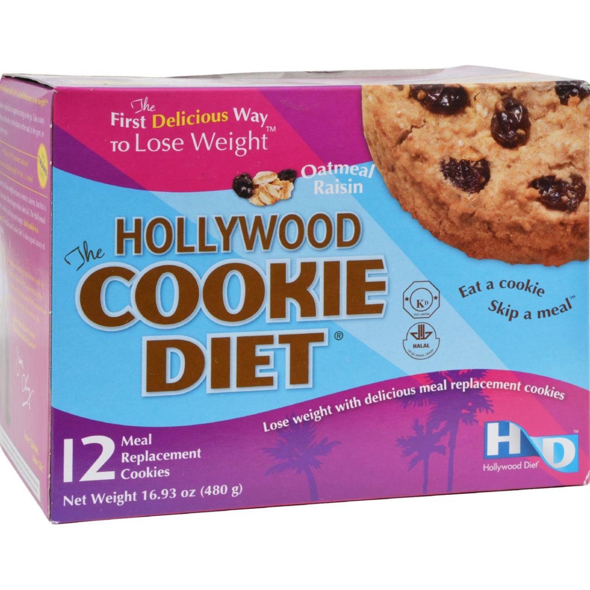 Hg0885376 Miracle Products Hollywood Cookie Diet Meal Replacement Cookie Oatmeal - 12 Cookies