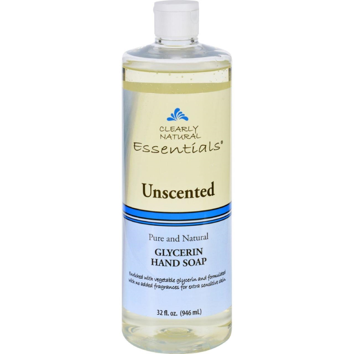 Clearly Natural Hg1055326 32 Oz Unscented Hand Soap Liquid Refill