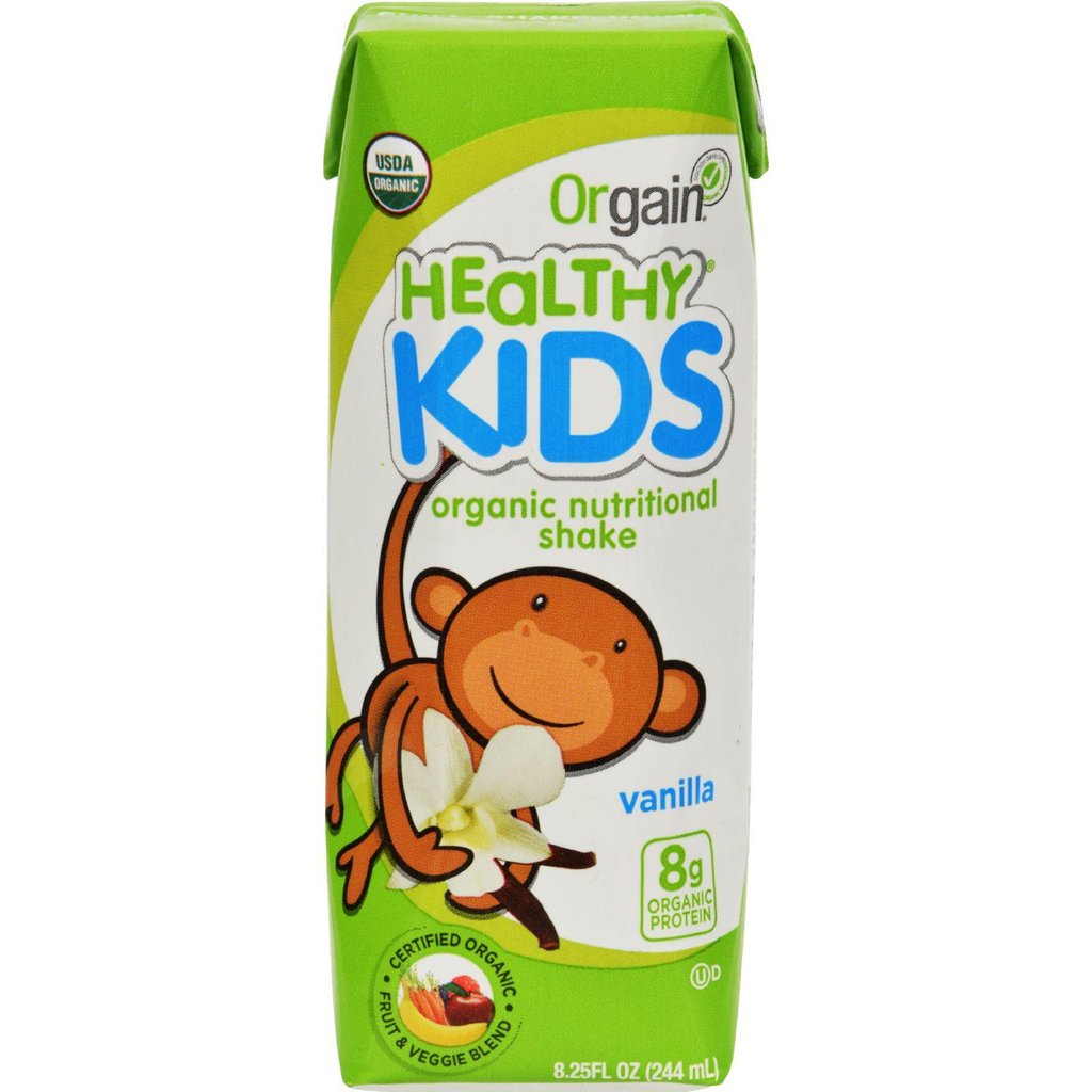 Hg1189786 8.25 Fl Oz Organic Nutrition Shake - Vanilla Kids, Case Of 12