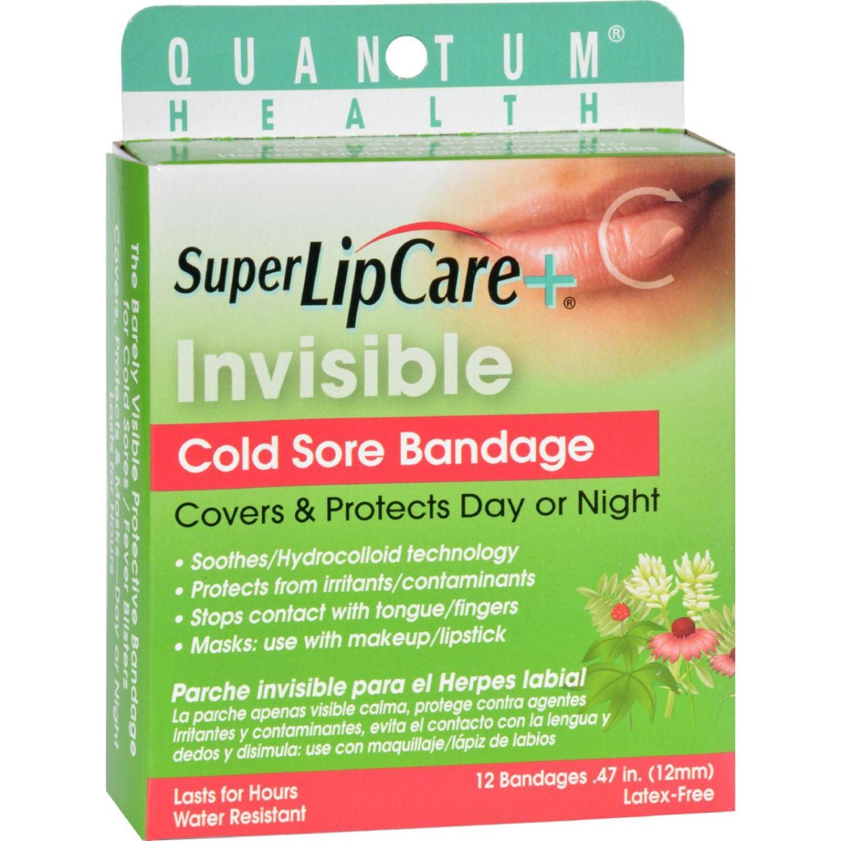 Hg1190743 Lipcare Plus Invisible Cold Sore Bandage - 12 Count