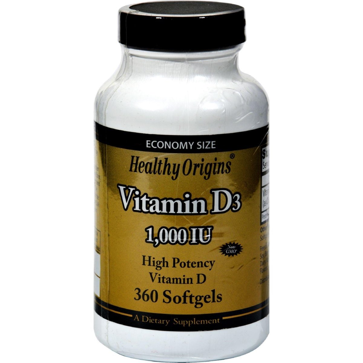Hg1208206 Vitamin D3 - 1000 Iu, 360 Softgels