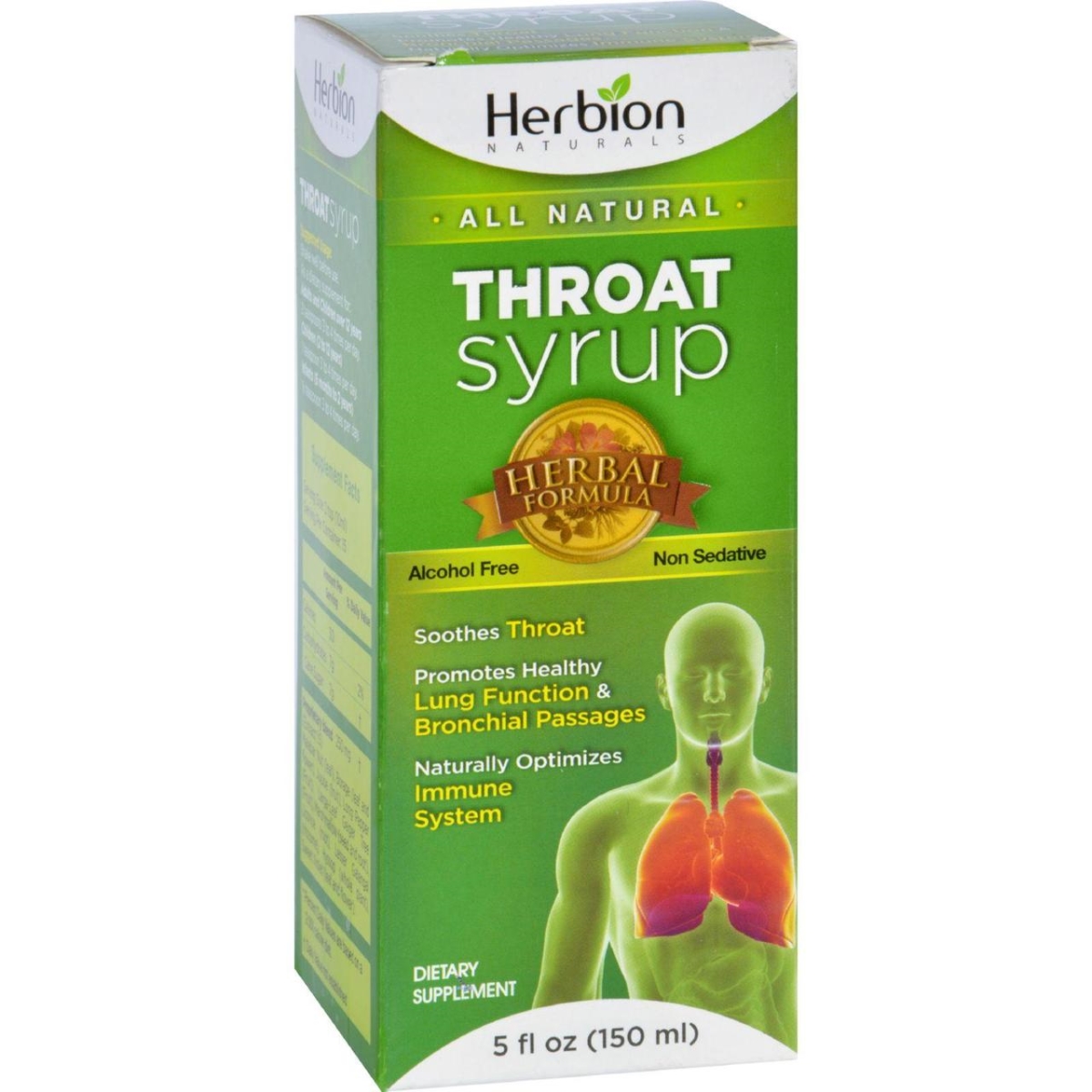 Hg1638188 5 Oz Throat Syrup - All Natural