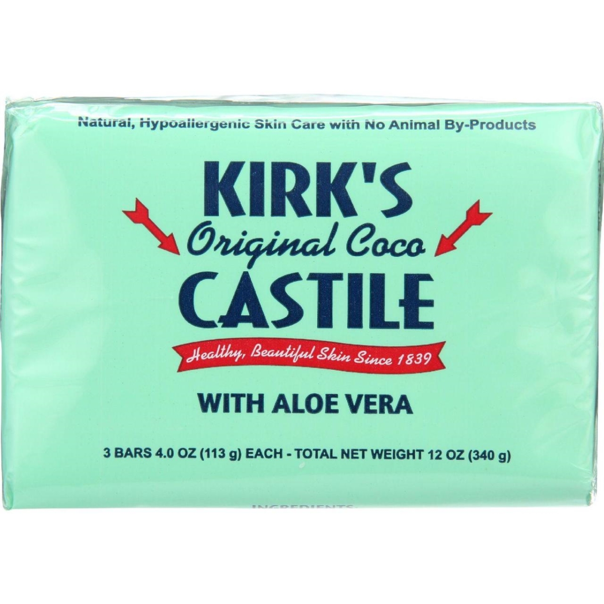Hg1702729 0.75 Oz Bar Soap Coco Castile, Aloe Vera - Pack Of 3