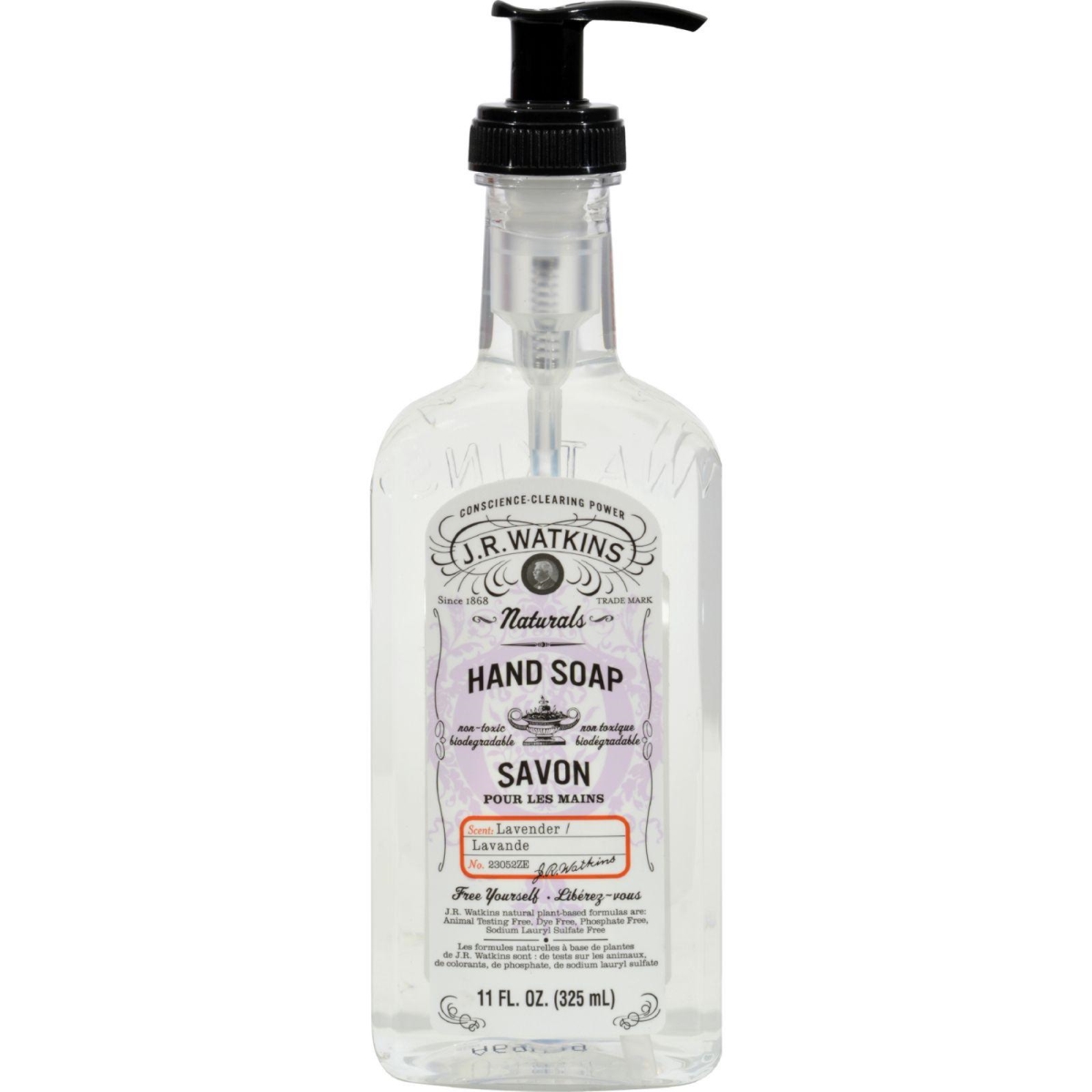J.r. Watkins Hg0433672 11 Oz Liquid Hand Soap, Lavender