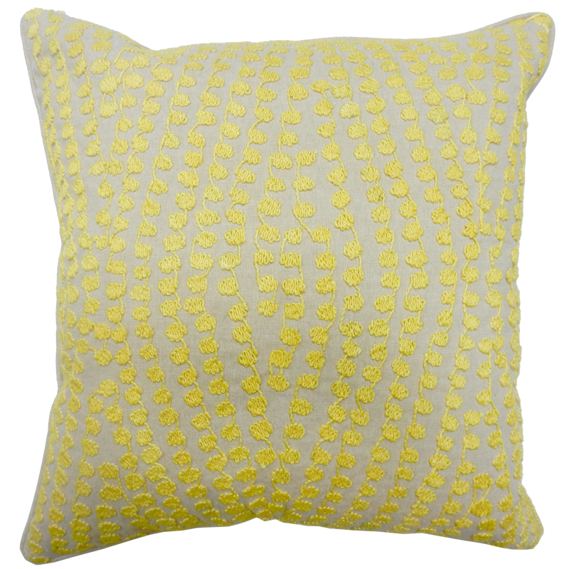 C1181 Dotted Lines Embroidery Pillow Cover