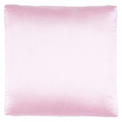 C543 Pink Silk Dupioni Solid Box Throw Pillow, Pink - 18 X 18 X 2 In.