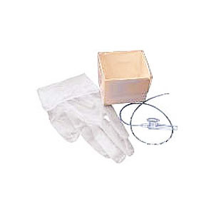 554894t 14 Fr Tri Flo Cath N-glove Economy Suction Kit With 2 Powder Vinyl Gloves