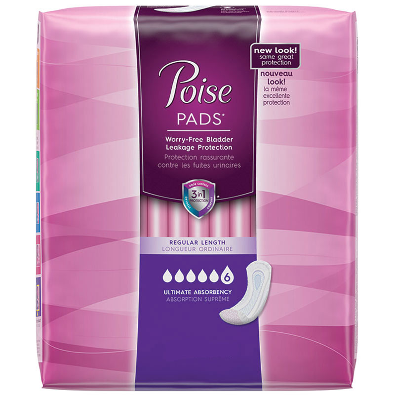 Kimberly Clark 6933592 14.37 In. Poise Ultimate Coverage Protection Supreme Pad
