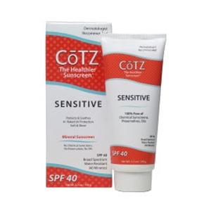 Cot418015 3.5 Oz Sensitive Sun Screen Cream, Spf 40