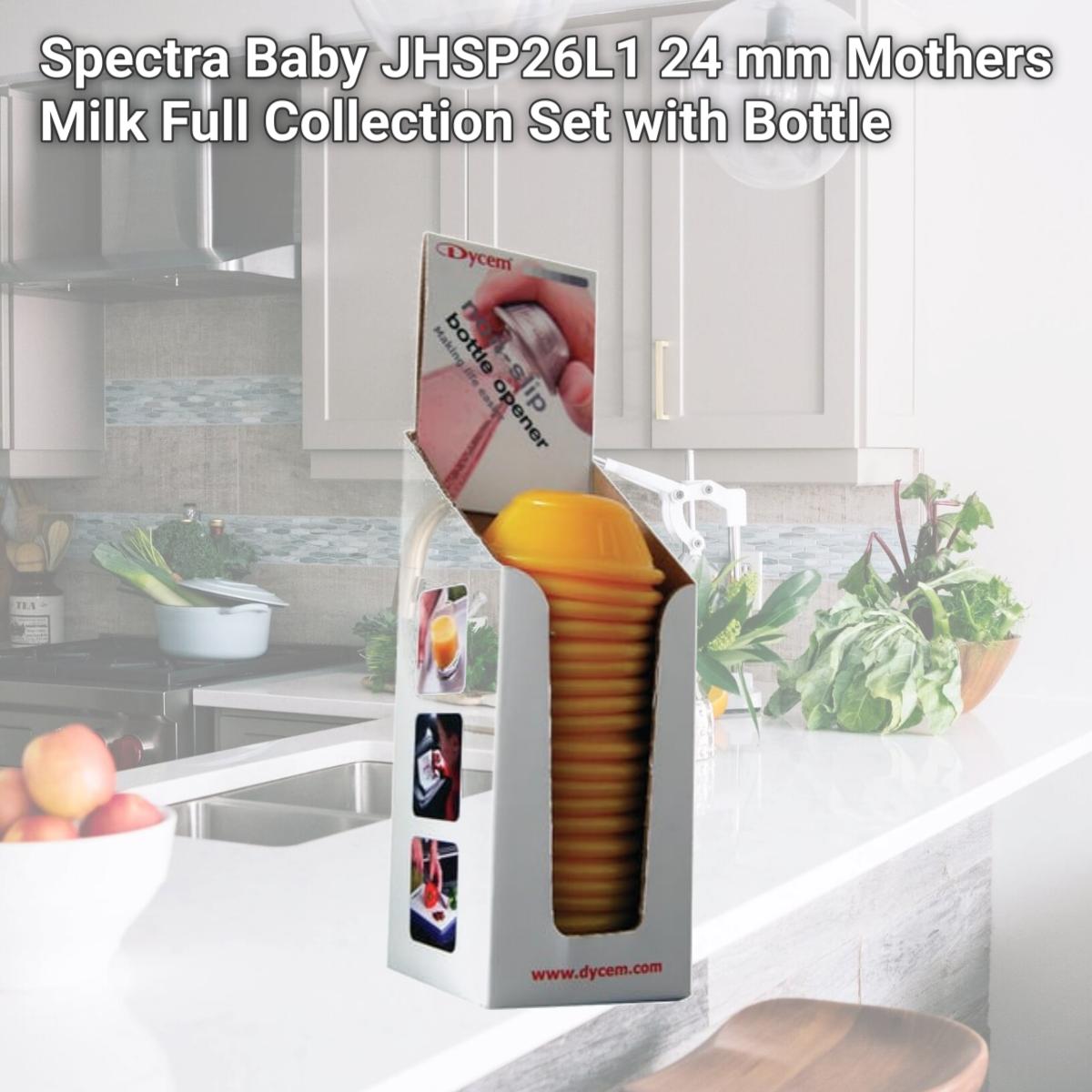 Picture of Spectra Baby JHSP26L1 24 mm Mothers Milk Full Collection Set with Bottle