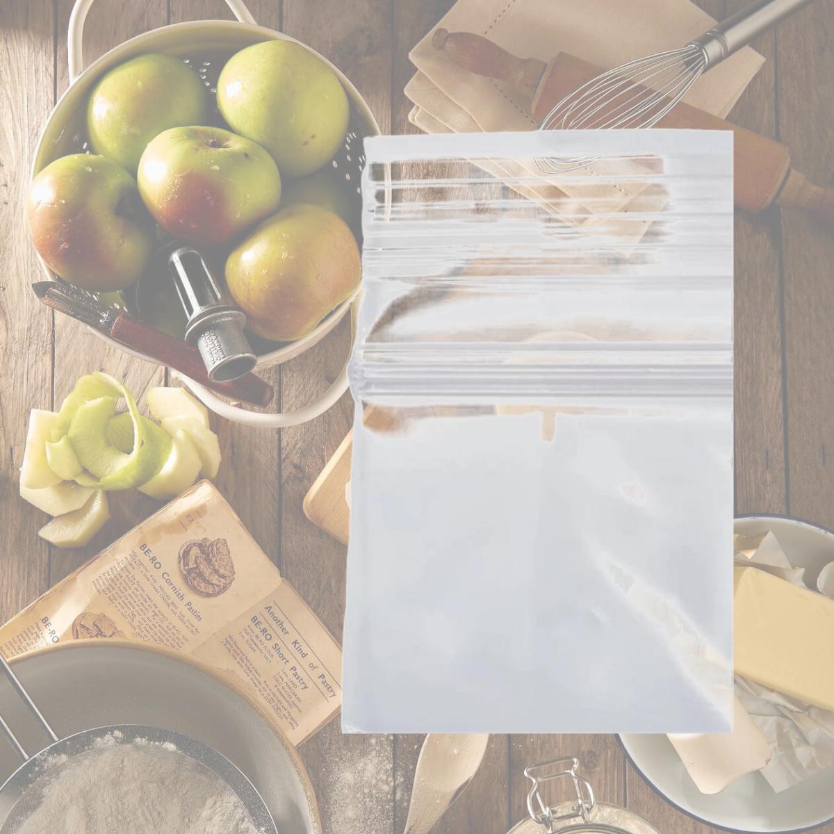 Picture of International Plastics CZW20404 4 x 4 in. 2 Mil White Block Zip Lock Low Density Polyethylene Top Bags, Clear - Pack of 1000