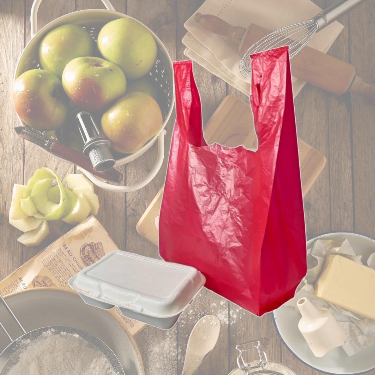Picture of International Plastics MB-T-24RE 11.5 x 6.5 x 21 in. HD T-Shirt Bags - Red - Pack of 1000