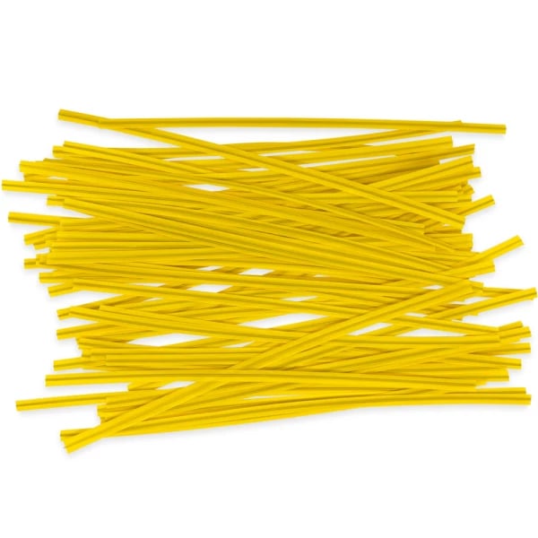 UPC 782372405682 product image for TT-PL-6Y1 6 in. Plastic Twist Ties - Yellow - Pack of 1000 | upcitemdb.com