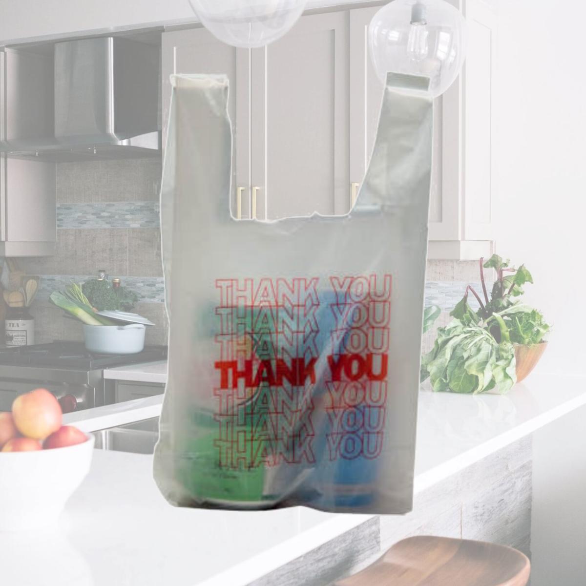 Picture of International Plastics MB-T-12TK 6 x 3 x 12 in. White HD Thank You Bag - Case of 2000