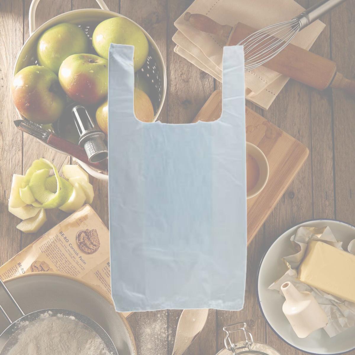 Picture of International Plastics MB-T-16HD 8 x 4 x 16 in. Plain White HD Bag - Case of 2000