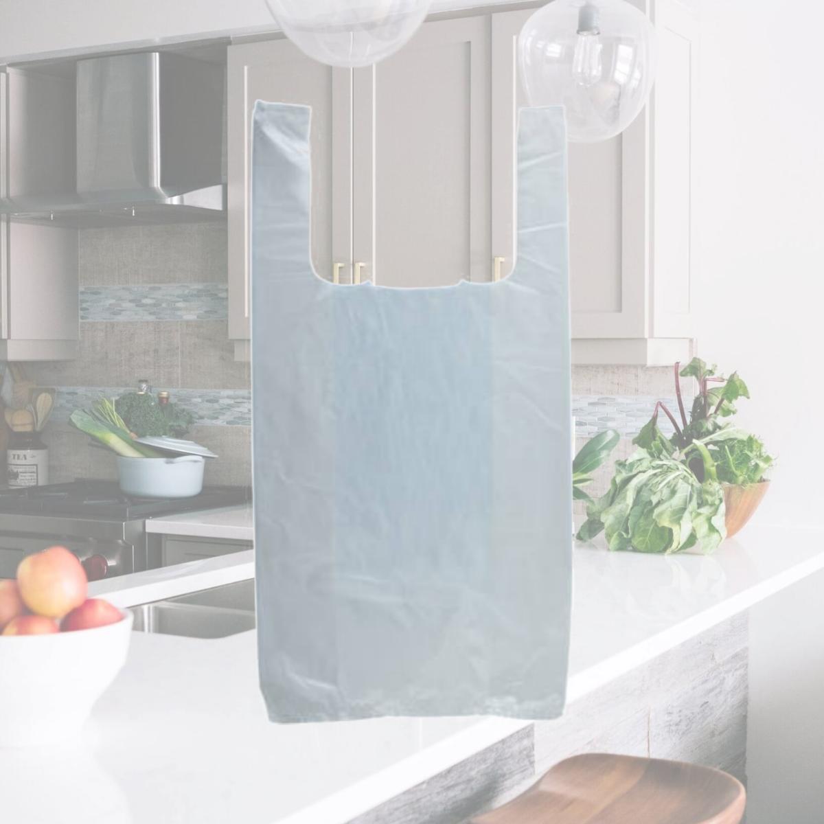 Picture of International Plastics MB-T-18HD 10 x 5 x 18 in. Plain White HD Bag - Case of 2000