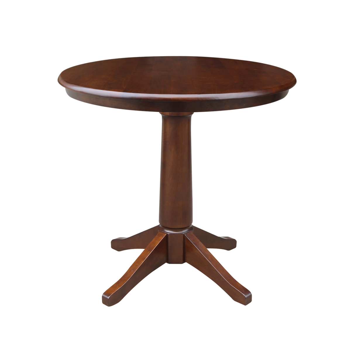 K581-36rt-27b 28.9 X 36 In. Round Top Pedestal Dining Table - Espresso