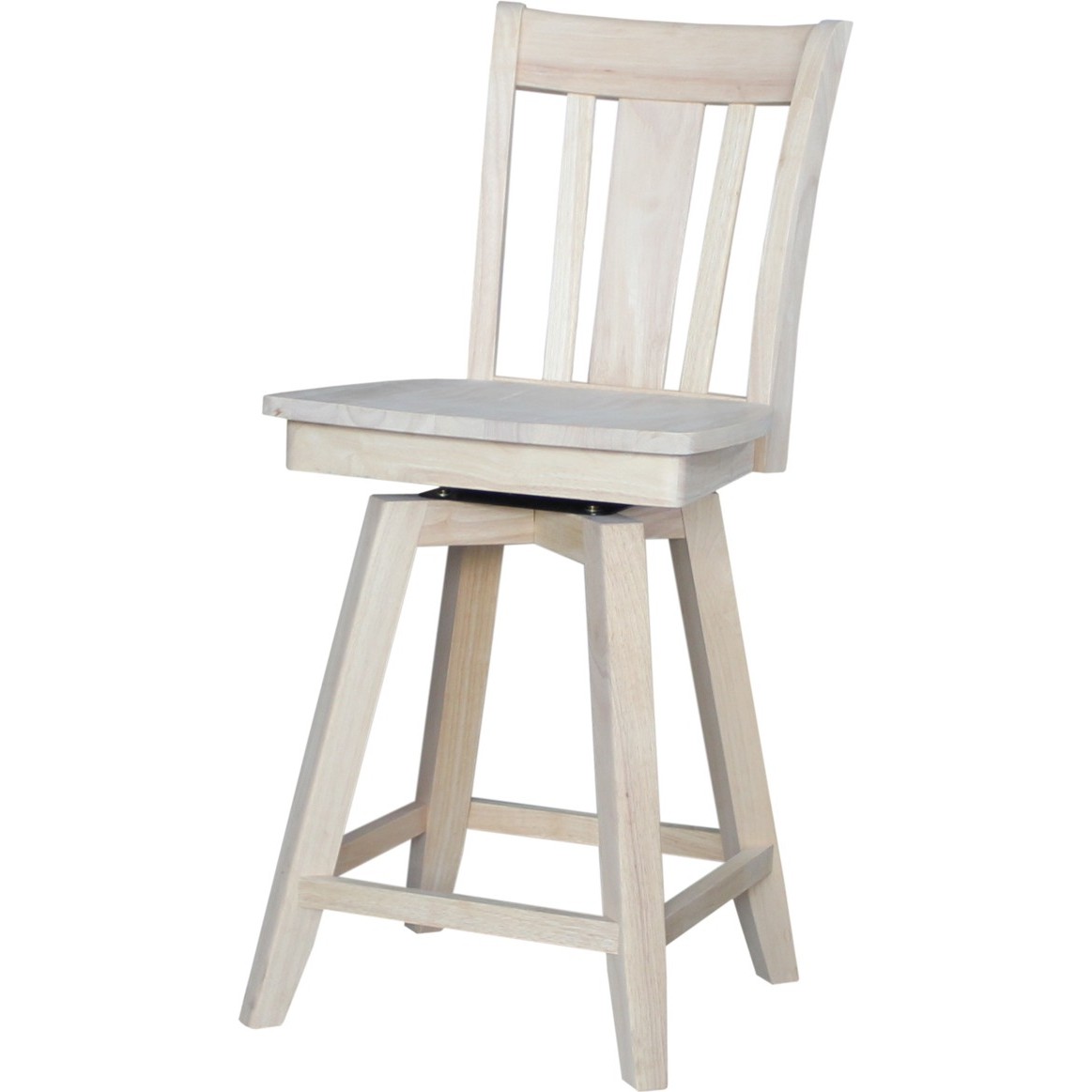 S-102sw 24 In. Seat Height San Remo Counter Height Stool With Swivel & Auto Return