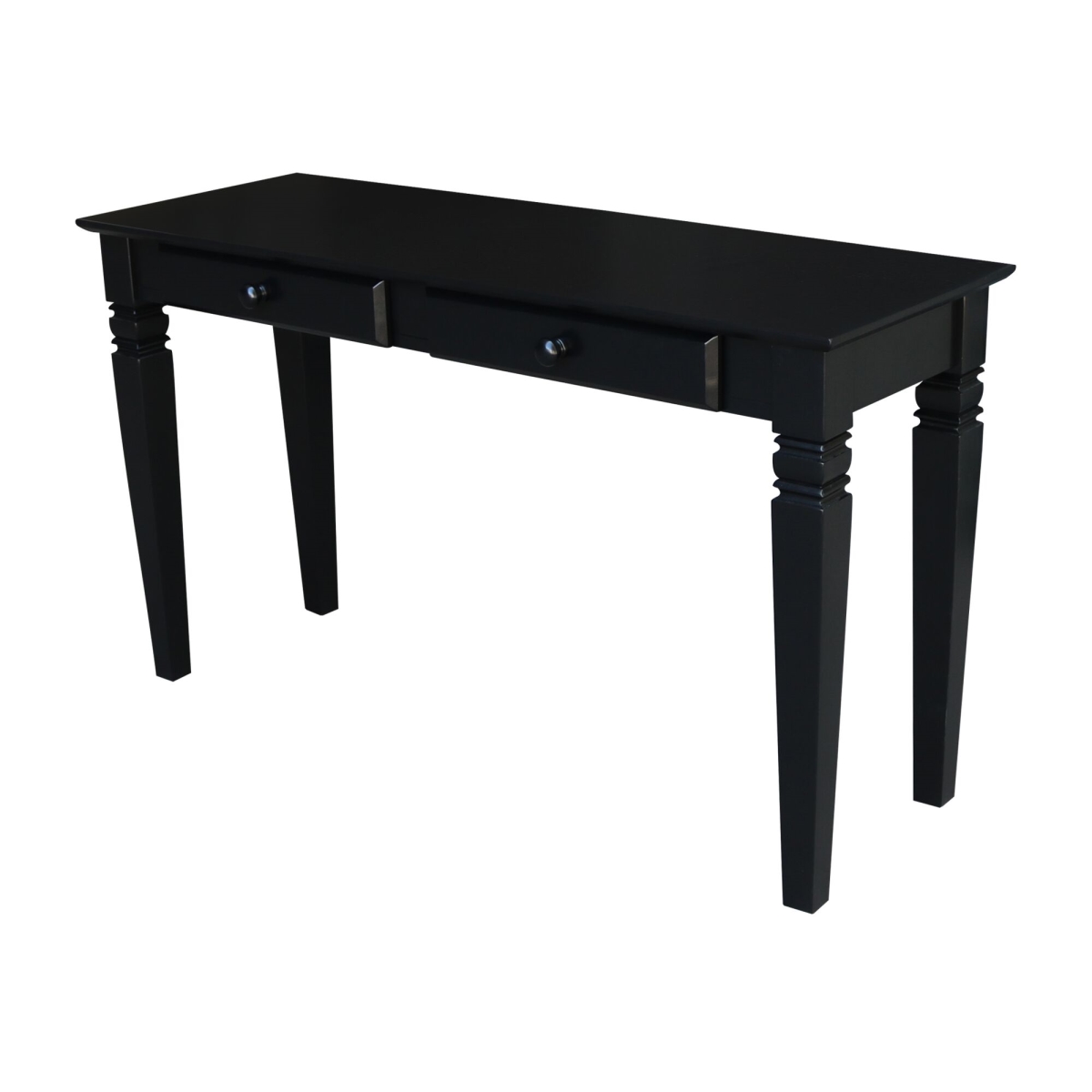Ot46-60s2 Java Console Table With 2 Drawers, Black
