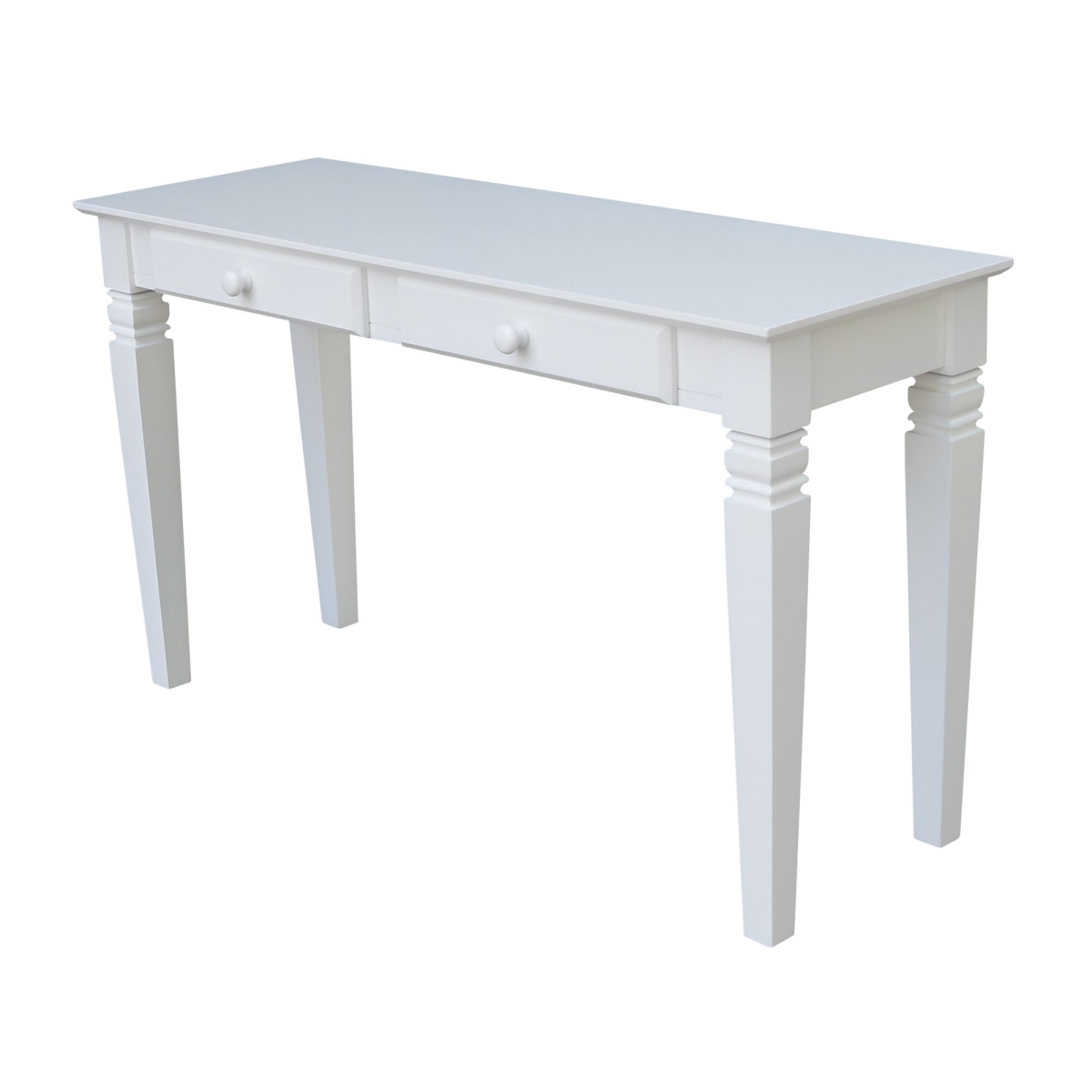 Ot08-60s2 Java Console Table With 2 Drawers, White