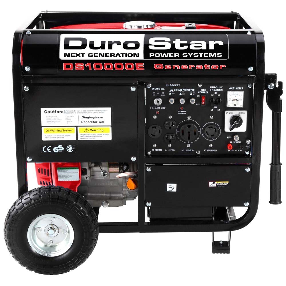Ds10000e 10000 Watt & 18 Hp Gas Generator With Electric Start & Wheel Kit