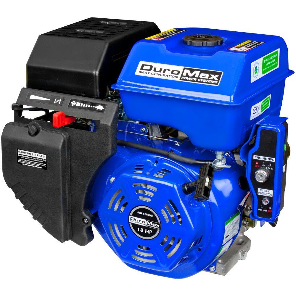 Duro Max Xp18hpe 1 In. 440cc 18 Hp Shaft Electric Start Engine - 3600 Rpm