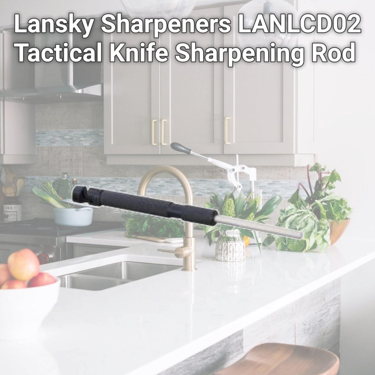 Picture of Lansky Sharpeners LANLCD02 Tactical Knife Sharpening Rod