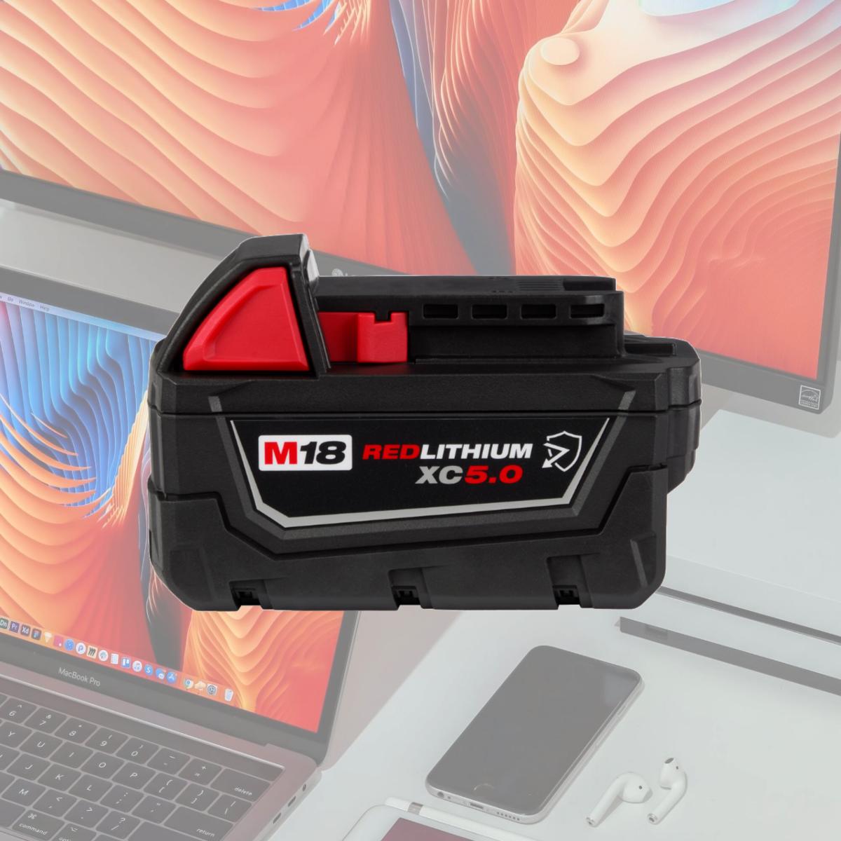 Picture of Milwaukee MLW48-11-1850R M18G Redlithium XC5.0 Resistant Battery