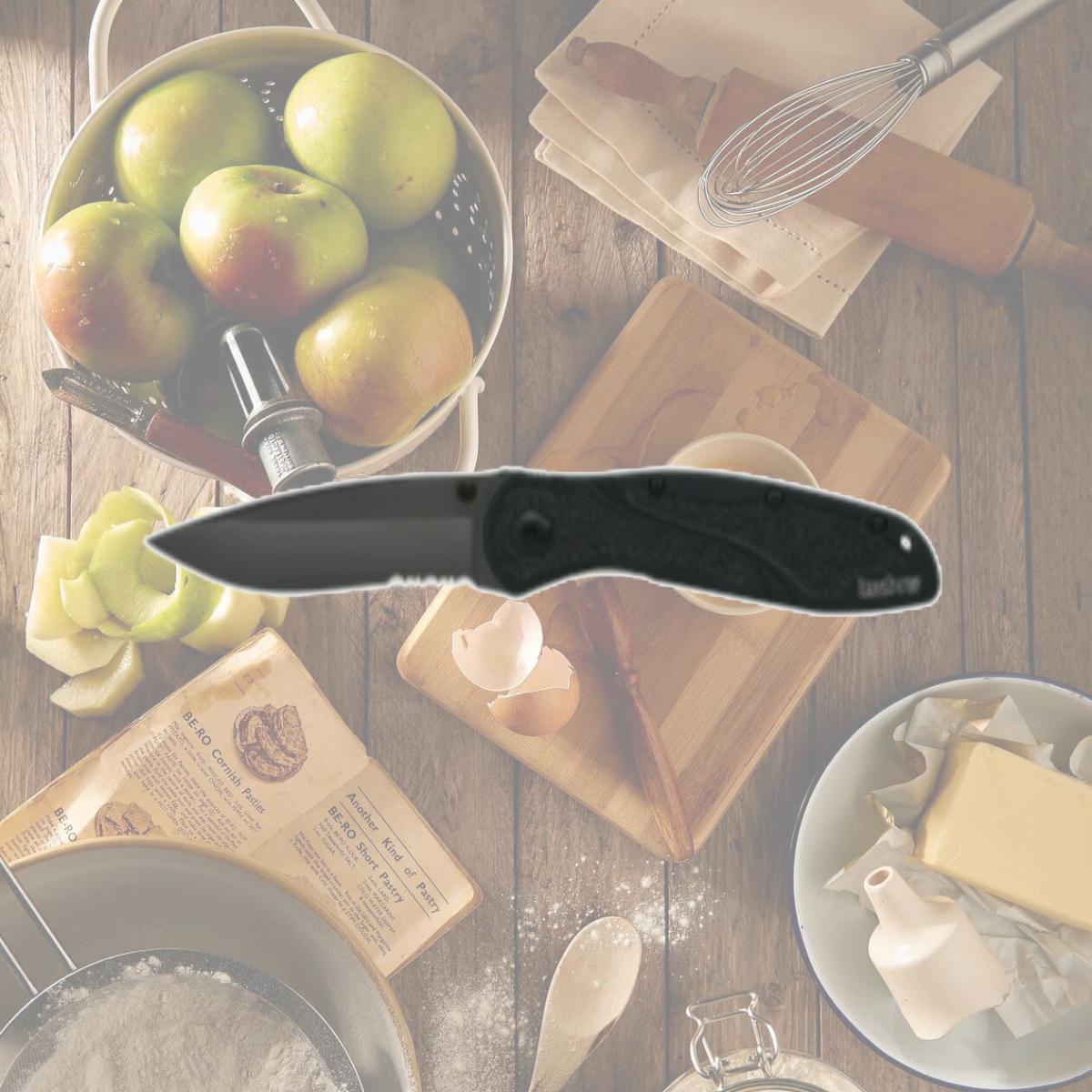 Picture of Kershaw KER1670BLKST Black Blur Knife with Serrated Blade
