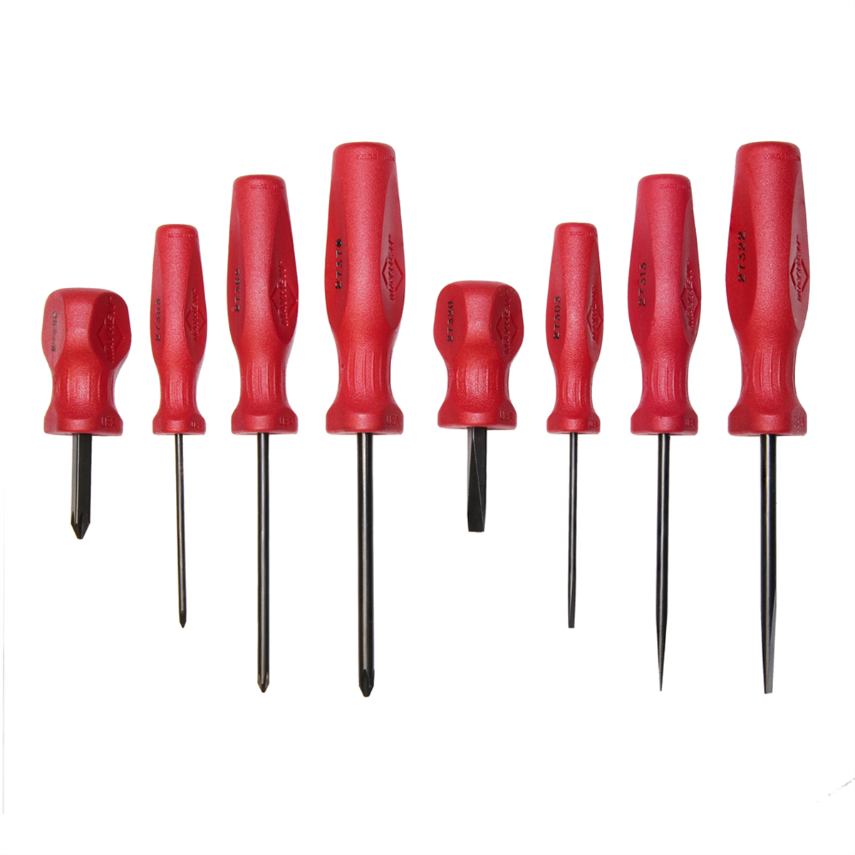 UPC 045256000015 product image for MAY27024T Slotted & Phillips Screwdriver Set - 8 Piece | upcitemdb.com