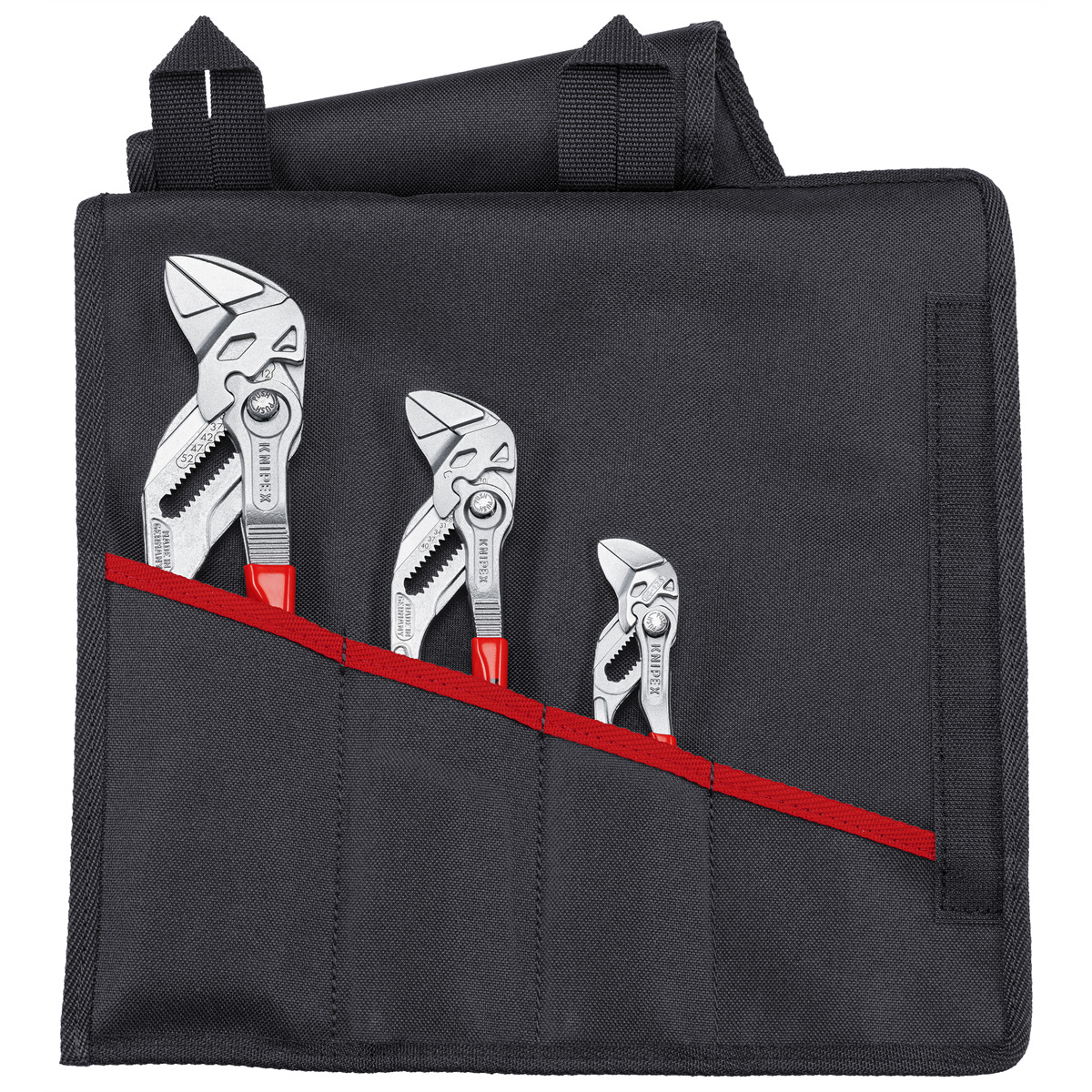 KNP001955S6 Pliers Wrench Set in Tool Roll - 3 Piece