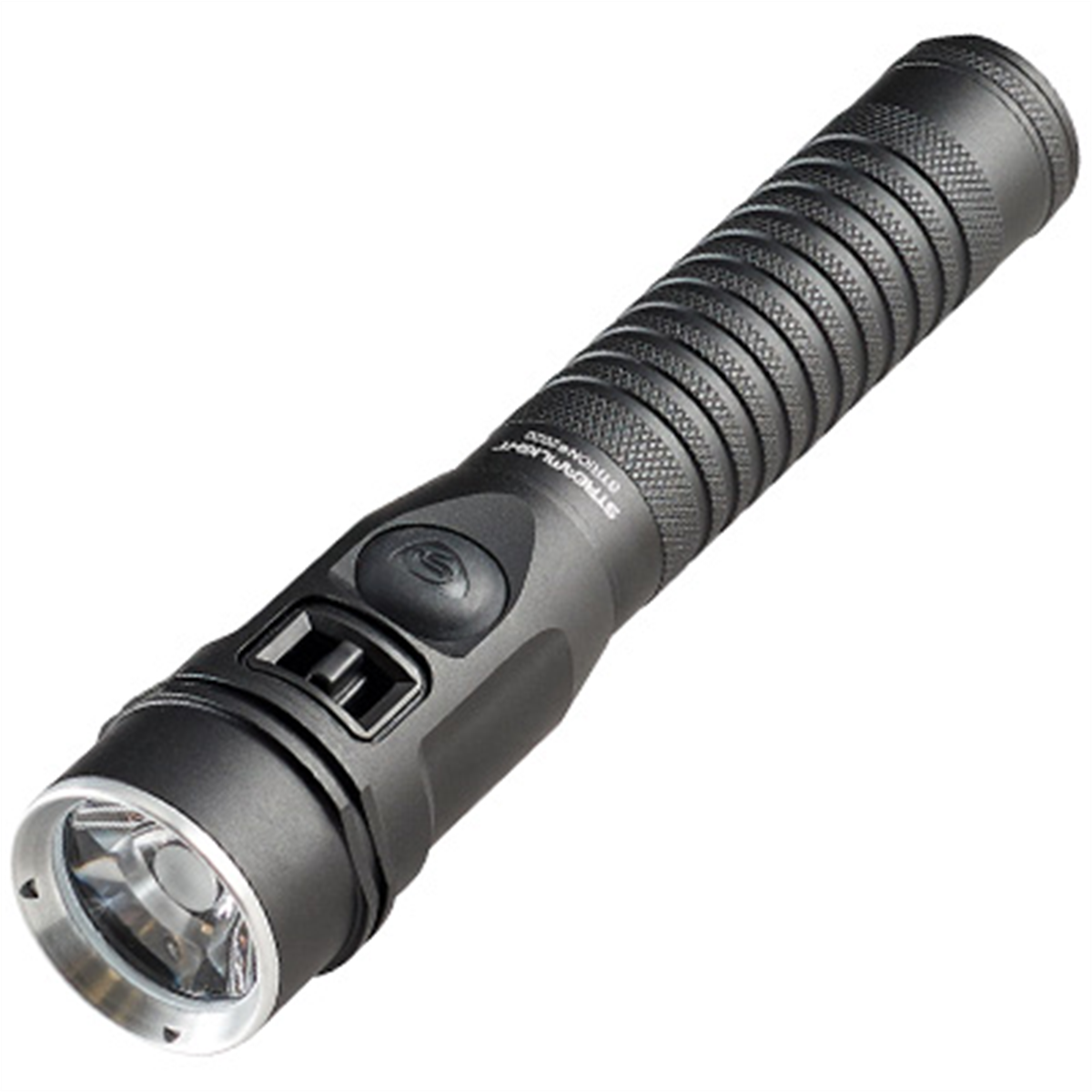 STL74435 120V AV & 12V DC Strion 2020 Rechargeable LED Flashlight - PiggyBack, Black