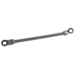 K Tool International Kti-43112 0.31 In. X 0.37 In. Extra Long Double Box End Flexible Ratcheting Wrench
