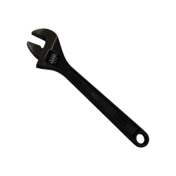Adjustable Wrench, Black Finish - 12 In.