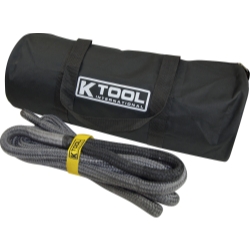 K Tool International Kti73819 0.75 In. X 20 Ft. Black Eyes Recovery Tow Rope