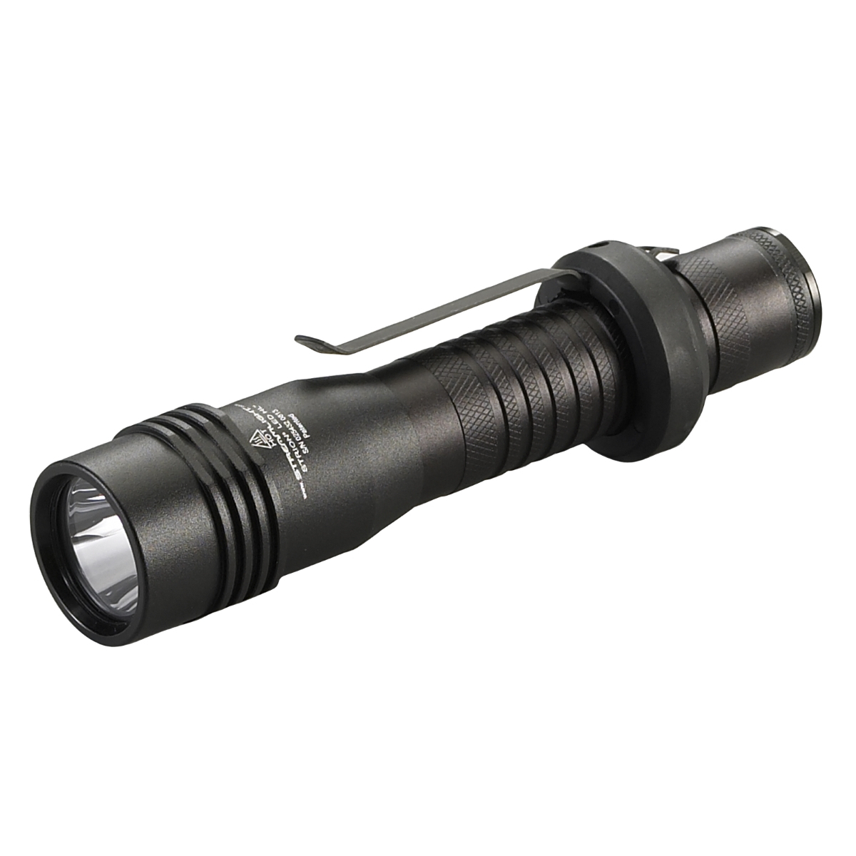 STL74510 120V-100V AC 615 Lumen Strion LED Flashlight with Grip Ring - Black
