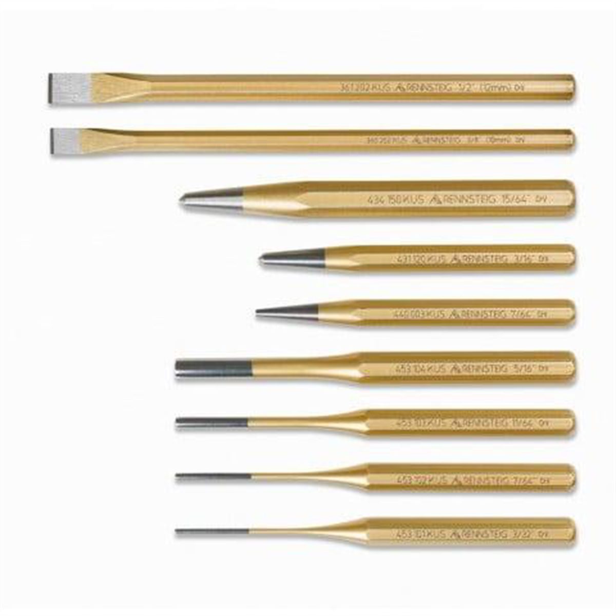 KNP9R400009 Punch & Chisel Set - 9 Piece