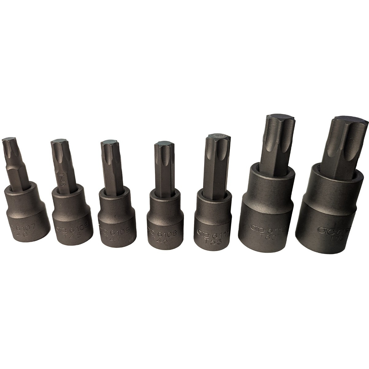 5900-T40-T70 Torx Socket Set, 7 Piece, T40, T45, T47, T50, T55, T60 & T70