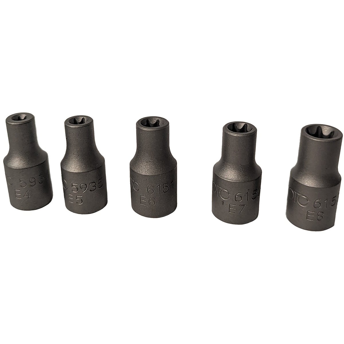 5900-E4-E8 External Torx Socket Set, 5 Piece, E4, E5, E6, E7 & E8