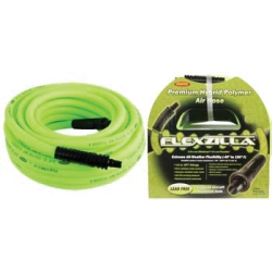 Tmrti584 Flexzilla 0.25 In. X 50 Ft. Air Hose With 0.25 In. Mnpt Fittings