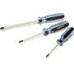 W30969 No.4 Tip Phillips Screw Driver With Shaft & Clear Handle, 8 In.