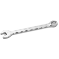 W30019 Fully Polished Chrome Combination Wrench With 12 Point Box End, 19 Mm & 9 In. Long
