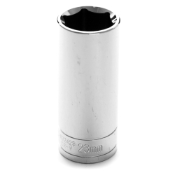 W32423 0.5 In. Drive 6 Point Deep Chrome Socket, 23 Mm