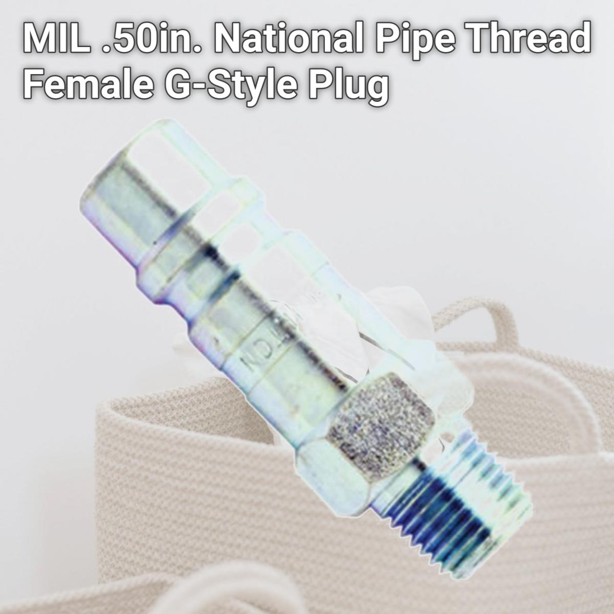 Picture of Milton Industries MIL1857 .50in. National Pipe Thread Female G-Style Plug